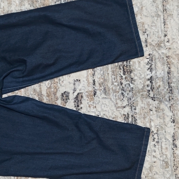 Lee Riders Navy Blue Denim Capri Jeans Size 4M - Picture 11 of 14